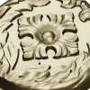 Классическая круглая розетка в низком рельефе - STL модель для ЧПУ