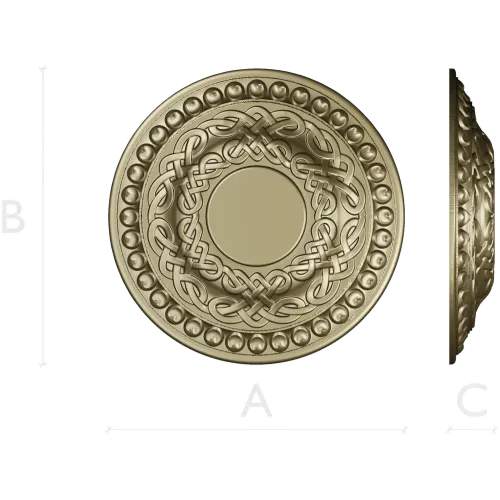 Celtic Knot Rosette STL