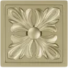 Square Acanthus Rosette STL for CNC