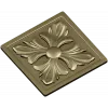 Square Acanthus Rosette STL for CNC
