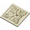 Square Acanthus Rosette STL for CNC