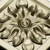 Квадратная розетка в растительном стиле - 3D модель STL для ЧПУ