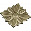 Layered Floral Rosette STL - decorative 3D model for CNC