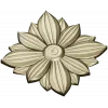 Layered Floral Rosette STL - decorative 3D model for CNC