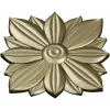 Layered Floral Rosette STL - decorative 3D model for CNC