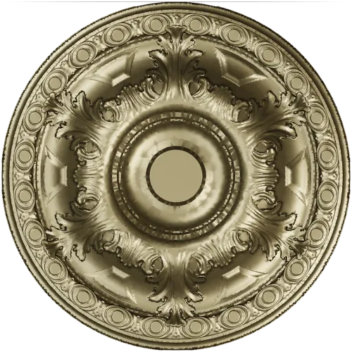 Imperial Acanthus Rosette - STL 3D model for CNC milling