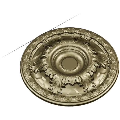 Imperial Acanthus Rosette - STL 3D model for CNC milling