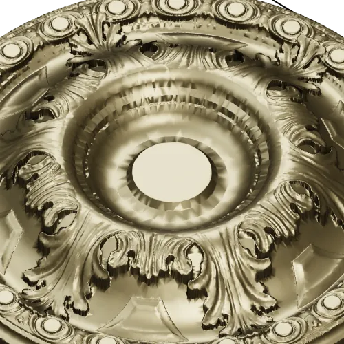 Imperial Acanthus Rosette - STL 3D model for CNC milling
