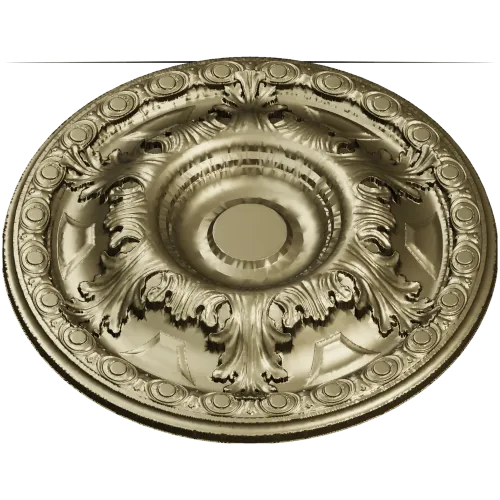 Imperial Acanthus Rosette - STL 3D model for CNC milling