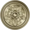Decorative Round Floral Rosette - STL 3D Model for CNC