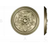 Decorative Round Floral Rosette - STL 3D Model for CNC