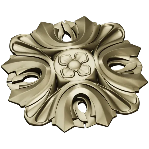 Florentine acanthus rosette - STL 3D model for CNC