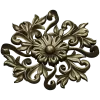 Florentine Bloom Rosette - detailed STL 3D model for CNC milling