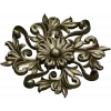 Florentine Bloom Rosette - detailed STL 3D model for CNC milling