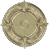 Sunburst Baroque Rosette - STL 3D model for CNC