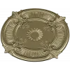 Sunburst Baroque Rosette - STL 3D model for CNC