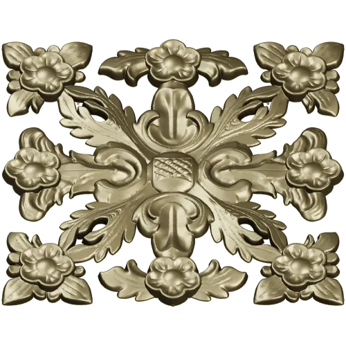 Розетка флоральная - stl модель для ЧПУ