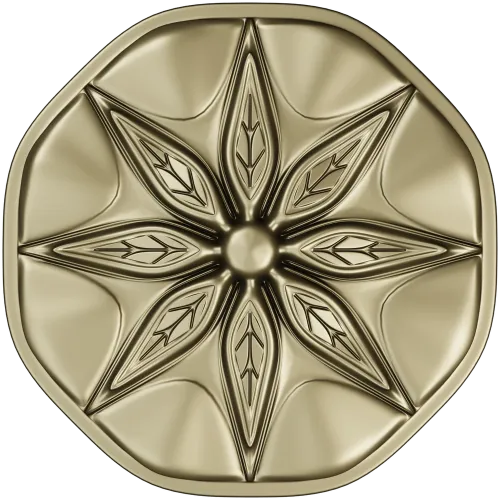 Octagonal Eight-Point Rosette STL for CNC