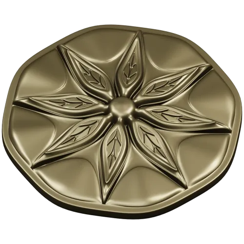 Octagonal Eight-Point Rosette STL for CNC