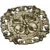 Baroque Floral Rosette STL for CNC