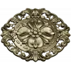 Baroque Floral Rosette STL for CNC