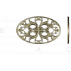Овальная розетка "Элизабет" - 3D модель STL для ЧПУ