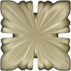 Square Floral Rosette STL for CNC Milling