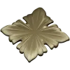 Square Floral Rosette STL for CNC Milling