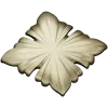 Square Floral Rosette STL for CNC Milling
