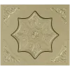 Ornate Eight-Point Rosette 3D Model for CNC