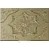 Ornate Eight-Point Rosette 3D Model for CNC