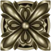 Decorative Floral Rosette STL for CNC
