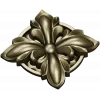 Decorative Floral Rosette STL for CNC