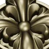 Decorative Floral Rosette STL for CNC
