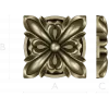 Decorative Floral Rosette STL for CNC