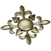 Aurelia Rosette - STL 3D model for CNC milling