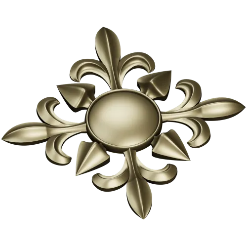 Aurelia Rosette - STL 3D model for CNC milling