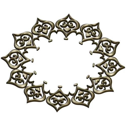 Классическая круглая розетка - 3D модель STL для ЧПУ