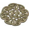 Round Celtic Knot Rosette - STL 3D Model for CNC