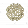 Round Celtic Knot Rosette - STL 3D Model for CNC