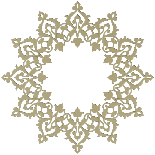 Ornamental Arabesque Rosette STL for CNC