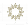Ornamental Arabesque Rosette STL for CNC