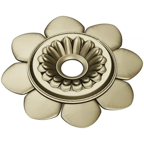 Floral Rosette STL Model for CNC