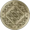 Ornamental Rosette 3D Model STL for CNC Milling