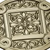 Ornamental Rosette 3D Model STL for CNC Milling