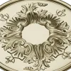 Ornate Acanthus Rosette - 3D STL Model for CNC Milling