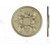 Ornate Acanthus Rosette - 3D STL Model for CNC Milling