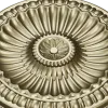 Резная розетка "Солнечный медальон" - 3D STL для ЧПУ