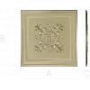 Square Rosette STL - Ornate Medallion 3D Model for CNC