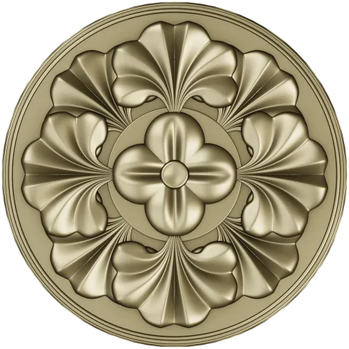 Розетка "Флоренция" - высокодетализированная 3D модель STL для ЧПУ